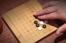 Load image into Gallery viewer, 9x9/9×13 Mini Go Set Single convex Go player 12MM, 81 pieces(9-line)169 pieces (13-line)