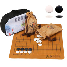 Load image into Gallery viewer, Portable Go Game Set with Single Convex Ceramic Stone 169pcs