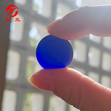 Load image into Gallery viewer, Go Game Set Blue Single convex glazed Jizi stones with Carved-lacquer Go bowl