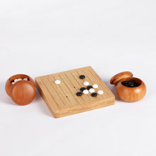 Load image into Gallery viewer, 9x9/9×13 Mini Go Set Single convex Go player 12MM, 81 pieces(9-line)169 pieces (13-line)