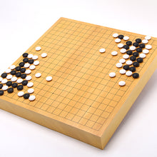 Load image into Gallery viewer, SongYun Double-sided Kaya Wood Jointed and Carved 1.18 inch board: 19x19 Go Game Board, Chinese chess on the reverse