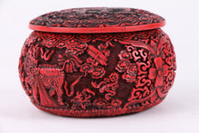 Load image into Gallery viewer, Carved-lacquer Go bowl Set of 2 with Qilin Engraving