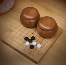 Load image into Gallery viewer, 9x9/9×13 Mini Go Set Single convex Go player 12MM, 81 pieces(9-line)169 pieces (13-line)