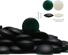 Load image into Gallery viewer, SongYun Go Set with Reversible 19x19 / 13x13 Go Game Set Bamboo Board with 361 Double Convex Glaze Jizi Stones Bamboo Bowl Bundle Bag Weqi Games