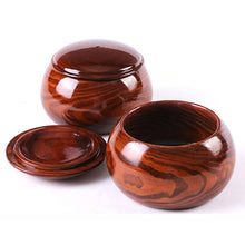 Load image into Gallery viewer, Pine Wood Go Game Bowl Set of 2