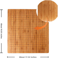 Load image into Gallery viewer, SongYun Go Set with Reversible 19x19 / 13x13 Go Game Set Bamboo Board with 361 Double Convex Glaze Jizi Stones Bamboo Bowl Bundle Bag Weqi Games