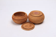 Load image into Gallery viewer, Rattan Woven Go Stone  jar/bowls,purely handmad
