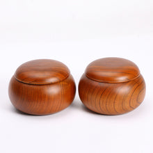 Load image into Gallery viewer, Golden Yellow Catalpa Go bowl Set of 2
