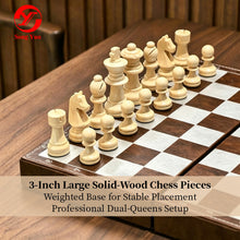 Load image into Gallery viewer, Solid‑wood chess set
