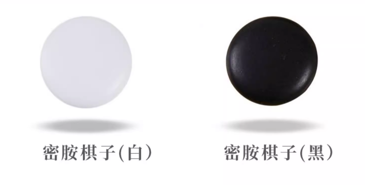 2 pieces go stone(1 piece white stone + 1 piece black stone) art collection , sample customization