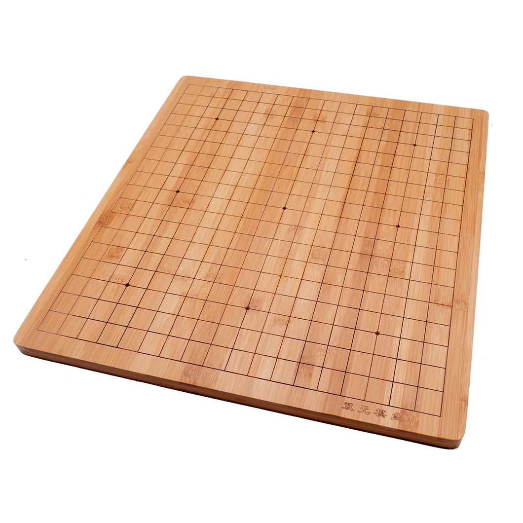 SongYun Go 0.8 Inch 19x19 / 13x13 Go Game Set Nan Bamboo Board for Classic Strategy Baduk/Weiqi/Gobang Go Board Game